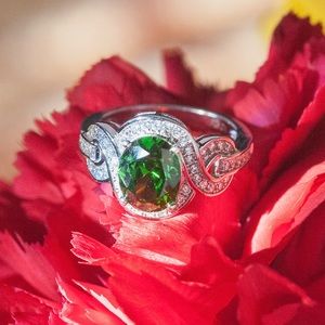 Berricle emerald ring, size 5